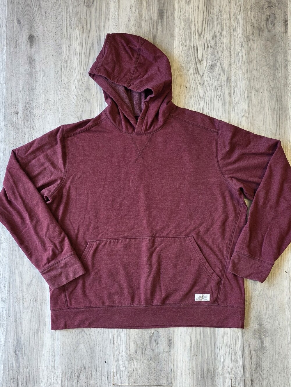 Eddie Bauer Men’s XL Burgundy Pullover Hoodie
